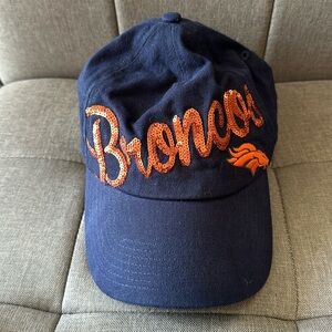 NFL Broncos Sequined Ball Cap 🏈